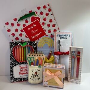 Teacher Gift Set with Stationery and Accessories